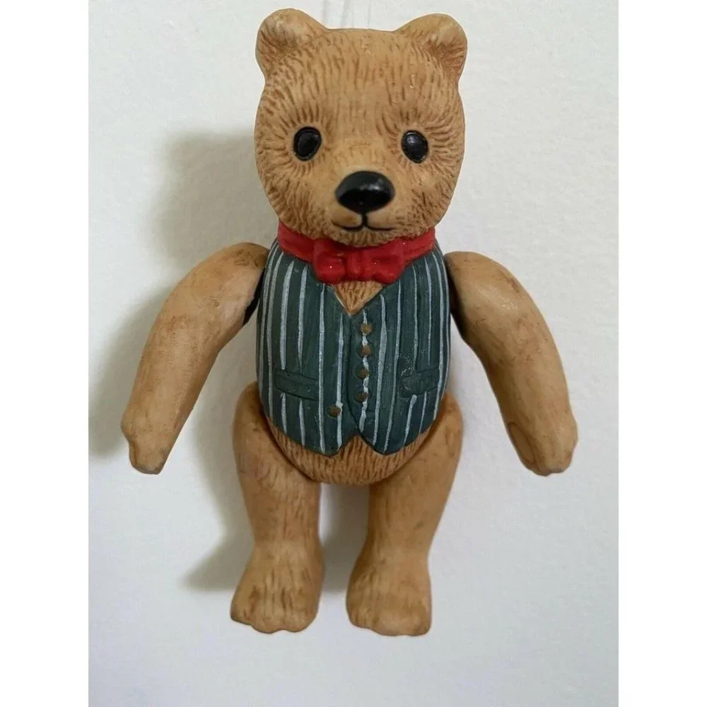 Department 56 Jointed Porcelain‎ Bear 1983 Vintage